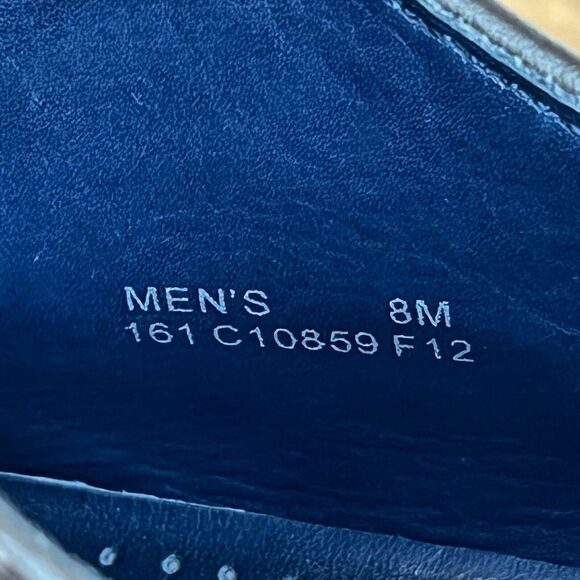 Mens Cole Haan Brown Leather Plain Toe Lug Sole‎ Derby Dress Shoes Size 8 M GUC - Picture 8 of 9